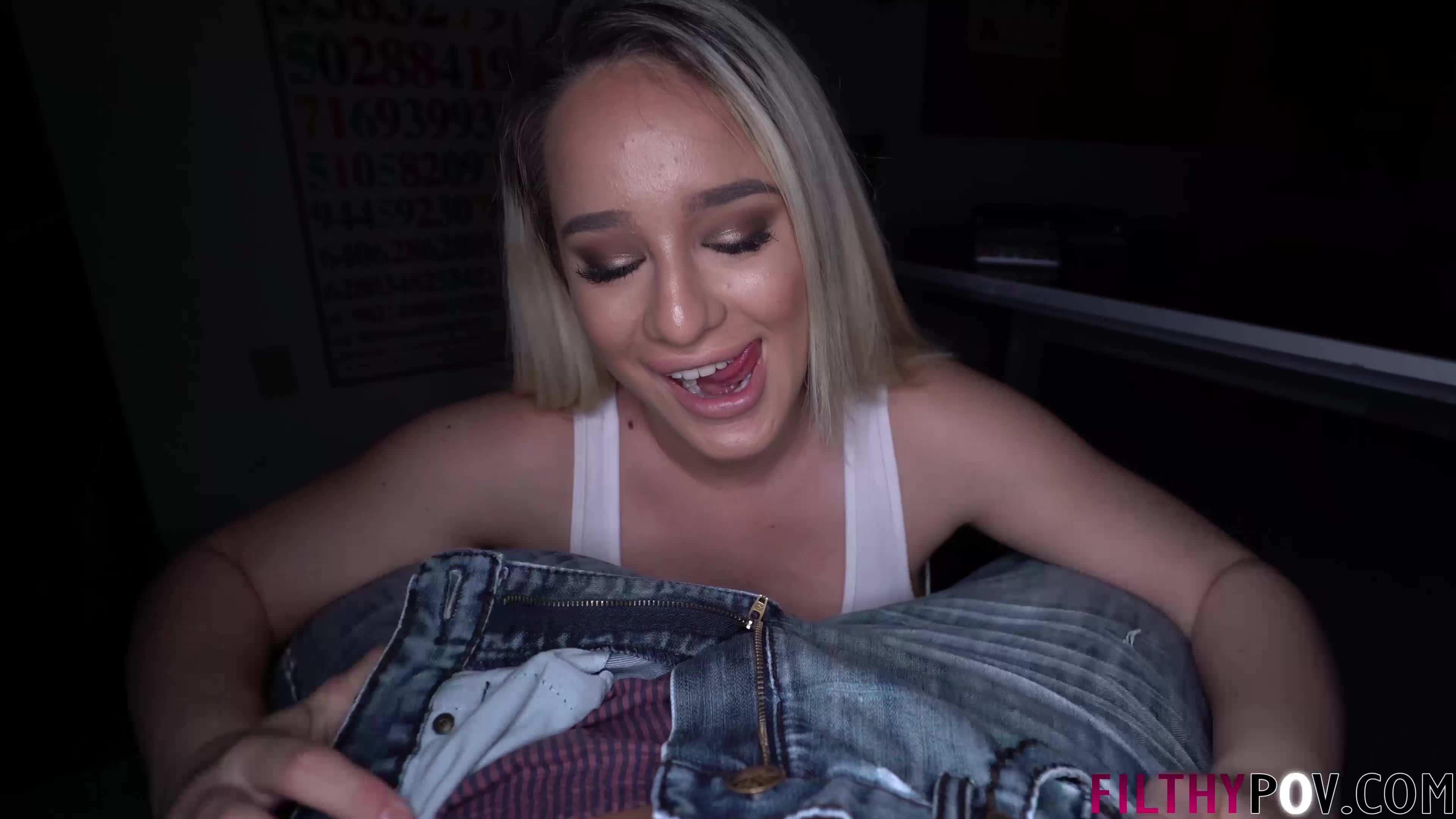Busty Slut Mila Marx Slides Her Lips & Tits On Huge Cock!