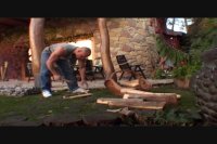 Blonde Beauty Sucks and Sits on His Hard Cock Image