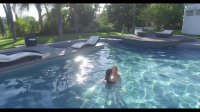 Tali Dova Self Pleasure Session By The Pool Image