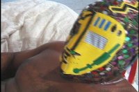 Ebony Teen Enjoying with Stranger Image