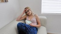 Nerdy Stepsister Aften Opal Gets Fucked Hard Image