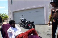 Hot Ebony Blowing Her Boyfriend Outdoor Image