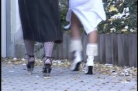 Young Girl Takes on Many Cocks Image