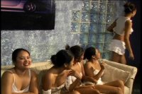 Five Lesbians Pleasuring Each Other Image