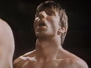 Vintage Muscleman Masturbation Image