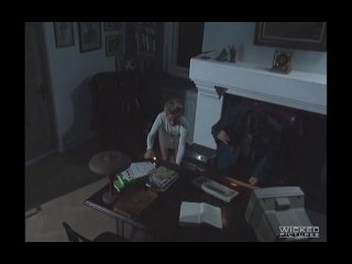 MMF Threesome Ends With a Cum on Her Big Tits Image