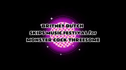Captura de 'Britney Dutch Skips Music Festival For Monster Cock Threesome' nº 1