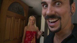 Blonde MILF Mounts Her Pussy On A Thick Cock After Sucking It