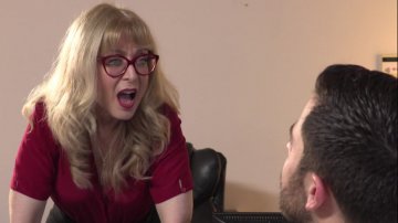 Blonde MILF Nina Hartley Gets Her Pretty Pussy Pounded By a Younger Stud