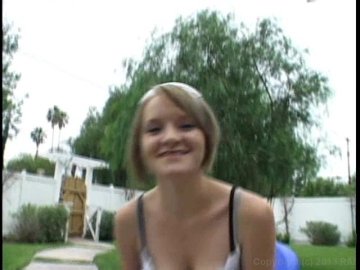 Blonde Taking Care of a Cock