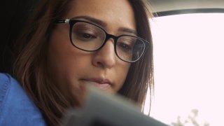 Cute Little Brunette in Glasses Sara Luvv and Redhead Bree Daniels Pleasure Each Other