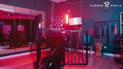 'Rubber Nights: The Rubber Slave Tight in a Cage Under the Bed' screenshot nº 11