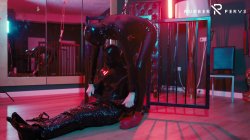 'Rubber Nights: The Rubber Slave Tight in a Cage Under the Bed' screenshot nº 15