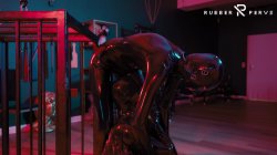 'Rubber Nights: The Rubber Slave Tight in a Cage Under the Bed' screenshot nº 19