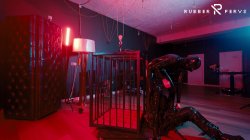 'Rubber Nights: The Rubber Slave Tight in a Cage Under the Bed' screenshot nº 22