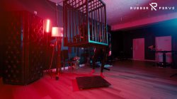 'Rubber Nights: The Rubber Slave Tight in a Cage Under the Bed' screenshot nº 6