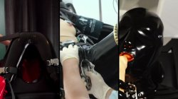 'Big Boob Rubber Patient Masturbating In The Clinic' screenshot nº 1