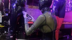 'Perv In The Vacuum Tower With Ava Fetishart Fucking Rubber Part 2' screenshot nº 38