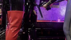 'Perv In The Vacuum Tower With Ava Fetishart Fucking Rubber Part 2' screenshot nº 44