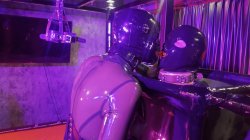 'Perv In The Vacuum Tower With Ava Fetishart Fucking Rubber Part 2' screenshot nº 50