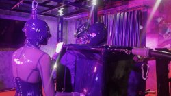 'Perv In The Vacuum Tower With Ava Fetishart Fucking Rubber Part 2' screenshot nº 51