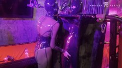 'Perv In The Vacuum Tower With Ava Fetishart Fucking Rubber Part 2' screenshot nº 52