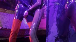 'Perv In The Vacuum Tower With Ava Fetishart Fucking Rubber Part 2' screenshot nº 67