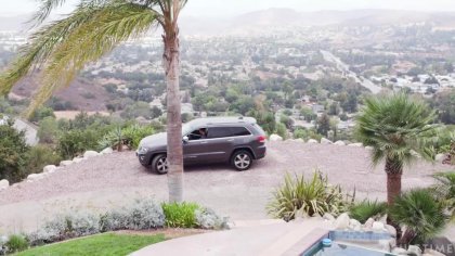 Stuck Rich Transgender Brittney Kade Has Her Ass Stretched by Her Hung Pervert Pool Guy