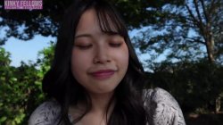 'Clumsy tsundere struggling with affection, engaging in a forbidden act outdoors, A' screenshot nº 13