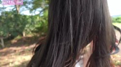 'Clumsy tsundere struggling with affection, engaging in a forbidden act outdoors, A' screenshot nº 3