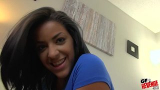 Dark Haired Doll Mia Martinez Takes It from Behind