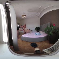 Captura de 'Vera Jarw VR Behind The Scenes Porno Dan - Rough Sex Makes Thick and Curvy Blonde's Cunt Squirt' nº 8
