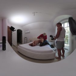 'Dolly Dyson VR Behind The Scenes Part One Porno Dan - Wild Rimming Redhead Squirting Multiple Times from Anal Dickdown' screenshot nº 12