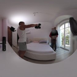 'Dolly Dyson VR Behind The Scenes Part One Porno Dan - Wild Rimming Redhead Squirting Multiple Times from Anal Dickdown' screenshot nº 4