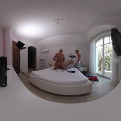 'Dolly Dyson VR Behind The Scenes Part One Porno Dan - Wild Rimming Redhead Squirting Multiple Times from Anal Dickdown' screenshot nº 64