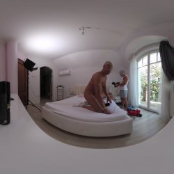 'Dolly Dyson VR Behind The Scenes Part One Porno Dan - Wild Rimming Redhead Squirting Multiple Times from Anal Dickdown' screenshot nº 70