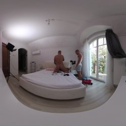'Dolly Dyson VR Behind The Scenes Part One Porno Dan - Wild Rimming Redhead Squirting Multiple Times from Anal Dickdown' screenshot nº 73