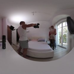 'Dolly Dyson VR Behind The Scenes Part One Porno Dan - Wild Rimming Redhead Squirting Multiple Times from Anal Dickdown' screenshot nº 8