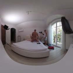 'Dolly Dyson VR Behind The Scenes Part One Porno Dan - Wild Rimming Redhead Squirting Multiple Times from Anal Dickdown' screenshot nº 84