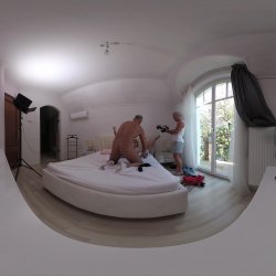 'Dolly Dyson VR Behind The Scenes Part One Porno Dan - Wild Rimming Redhead Squirting Multiple Times from Anal Dickdown' screenshot nº 86