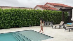 'Hot Neighbor Looking to Use the Pool But Got Rough Sex' screenshot nº 1
