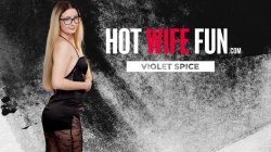 Captura de 'Hotwife Violet Spice Gets A Huge Facial On Her Glasses From Danny Mountain' nº 1