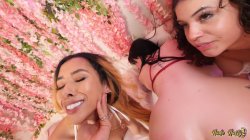'Pink Room Ep 13: Three Cum Hungry Whores Earn a Huge Load' screenshot nº 81