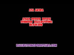 Captura de 'Asa Akira's Facesitting And Ballbusting Blowjob' nº 42