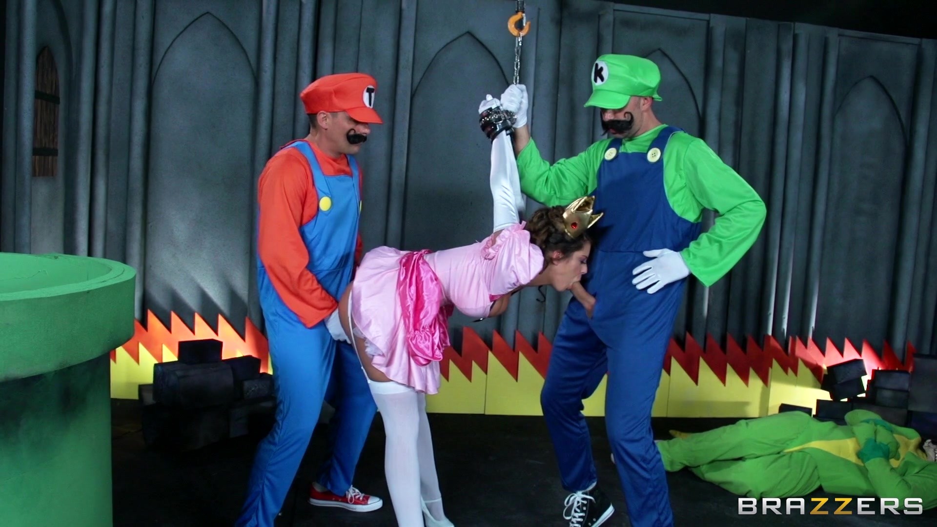 The Princess Brooklyn Chase Gets Fucked by Both of Her Heroes at the Same Time. Starring: Brooklyn Chase Length: 22 min