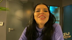 'Kira Queen Sucks Her New Friend's Cock In The Restroom!' screenshot nº 15