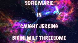 Captura de 'Caught Jerking Bikini MILF Threesome' nº 2