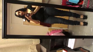 Carmen Valentina Porn Star &amp; Kitty Amateur Latina Strip in Selfie &amp; Webcam - Escena2 - 1