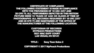 Sexy Teen Solos 2 - Szene10 - 6