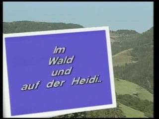 Heidi Teil 2 - Im Wald Und Auf Der Heidi - Scène1 - 1